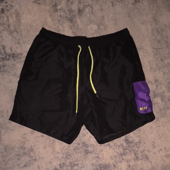 Neff Other - Neff | Black and Purple Athletic Shorts